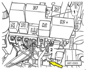 блок реле в а6 с5