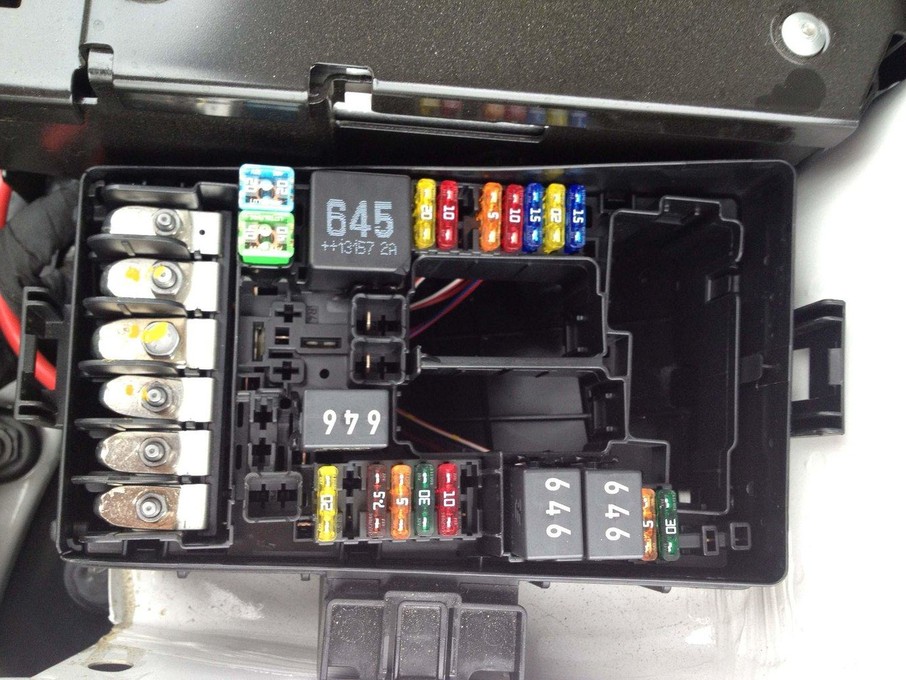 фото блока под капотом