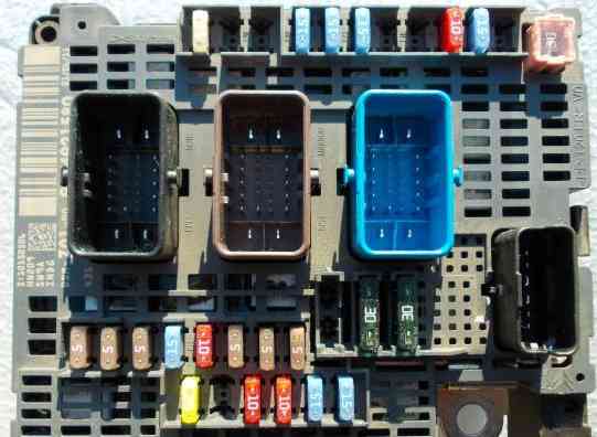 фото блока с предохранителями