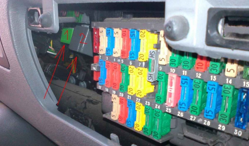 Блок в салоне