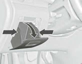 доступа к блоку с предохранителями