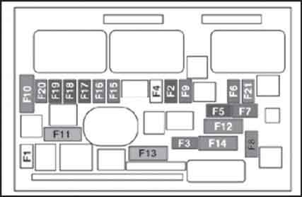 peugeot 308 схема блока под капотом