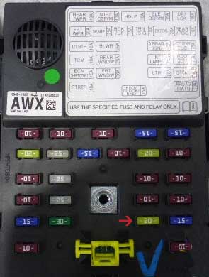 предохранитель прикуривателя