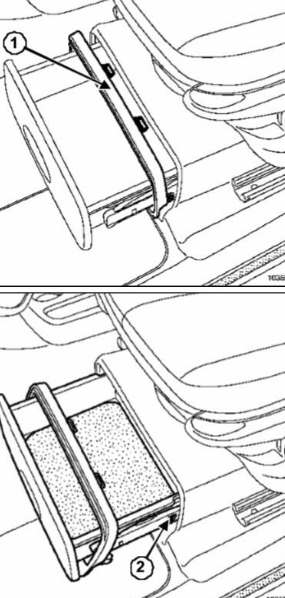 расположение блока в салоне 2