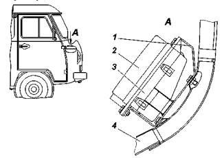 расположение блока предохранителей в буханке