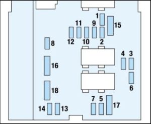 схема блока под капотом вариант 1