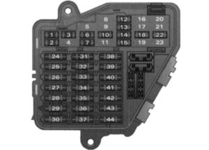 схема блока предохранителей ауди а4 б7