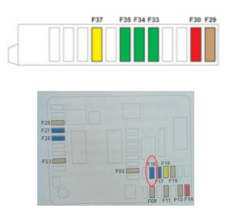 схема блока ситроен с элизе