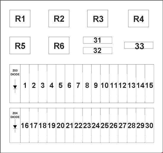 схема блока в салоне хендай портер 2