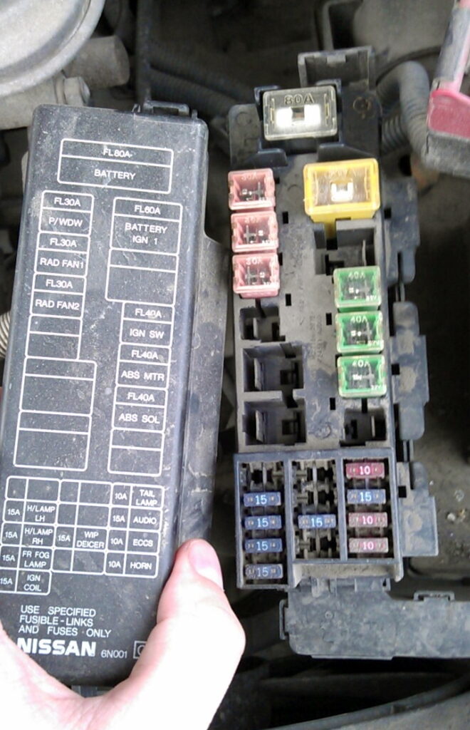 Схема блока под капотом