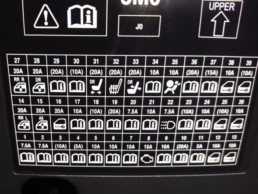 Схема блока в салоне