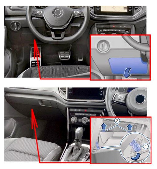 Блок в салоне