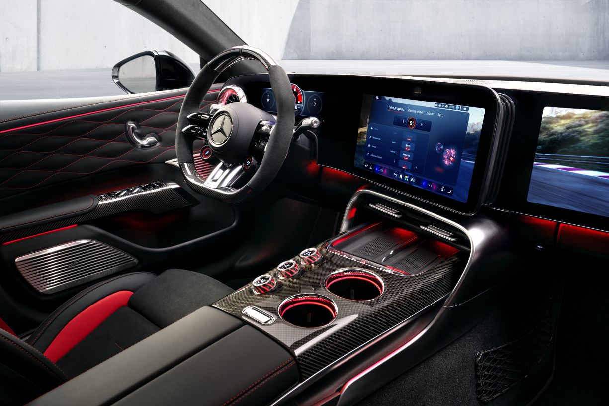 Mercedes-AMG GT 4-door coupe interior 2026