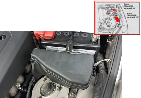 Блок в салоне